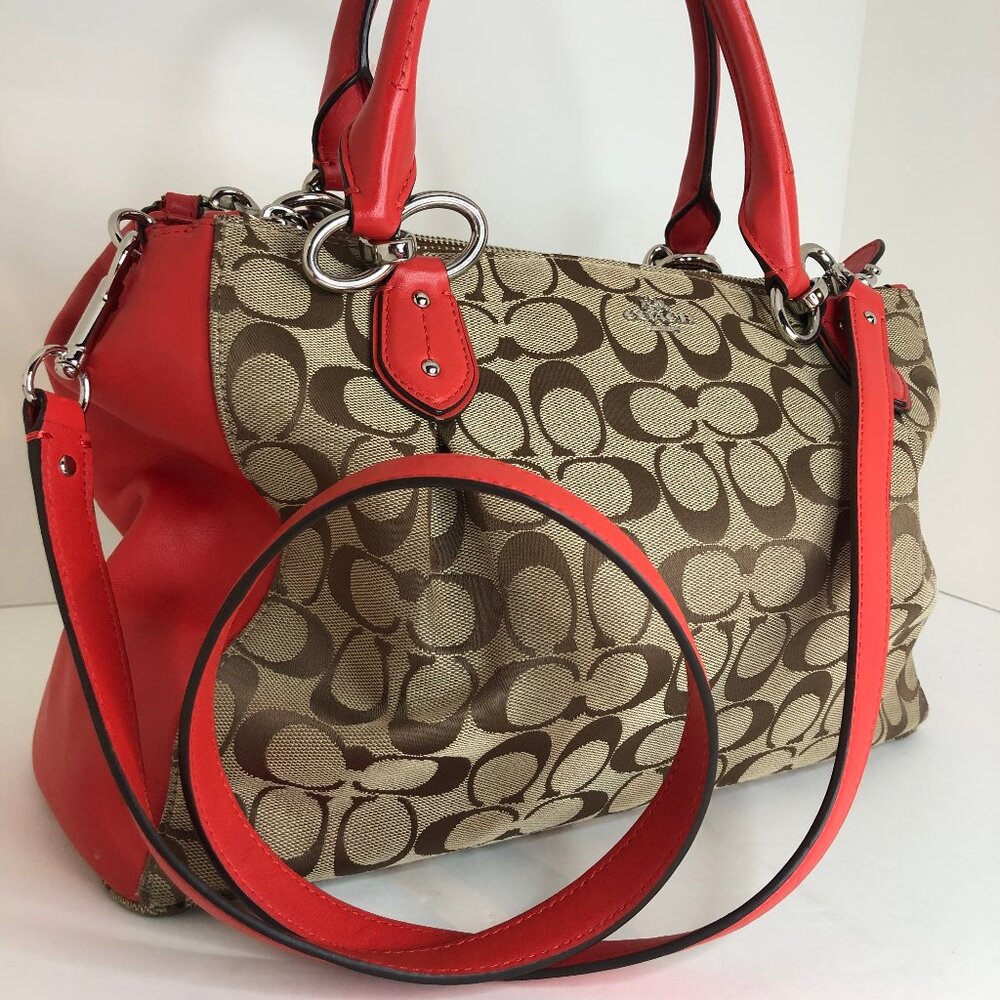 Coach Signature Christie Carryall Satchel - Authenticated
